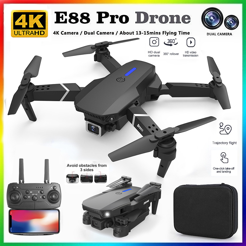 Drone Camera Wide Angle - Новый профессиональный квадрокоптер E88 2026 года