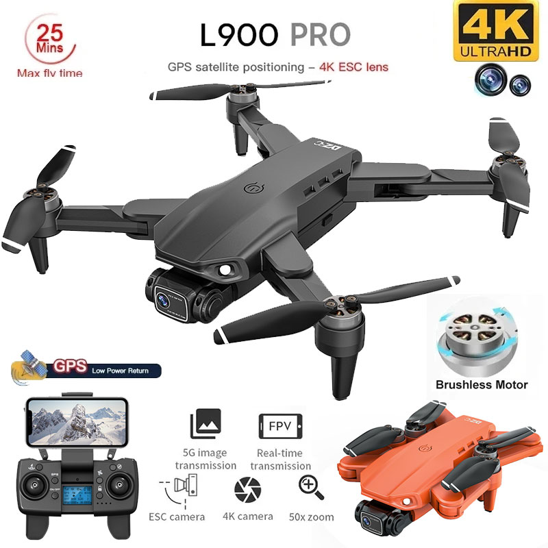 Drone Camera Lens - Квадрокоптер L900 Pro складной с GPS