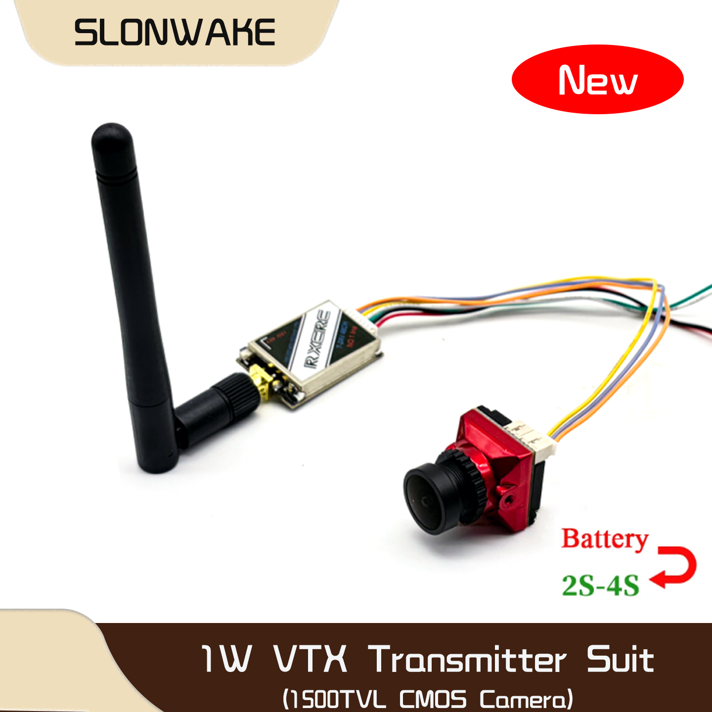 Drone Camera Lens - SLONWAKE 5.8G 48CH 1W VTX 100/200/400/1000мВт