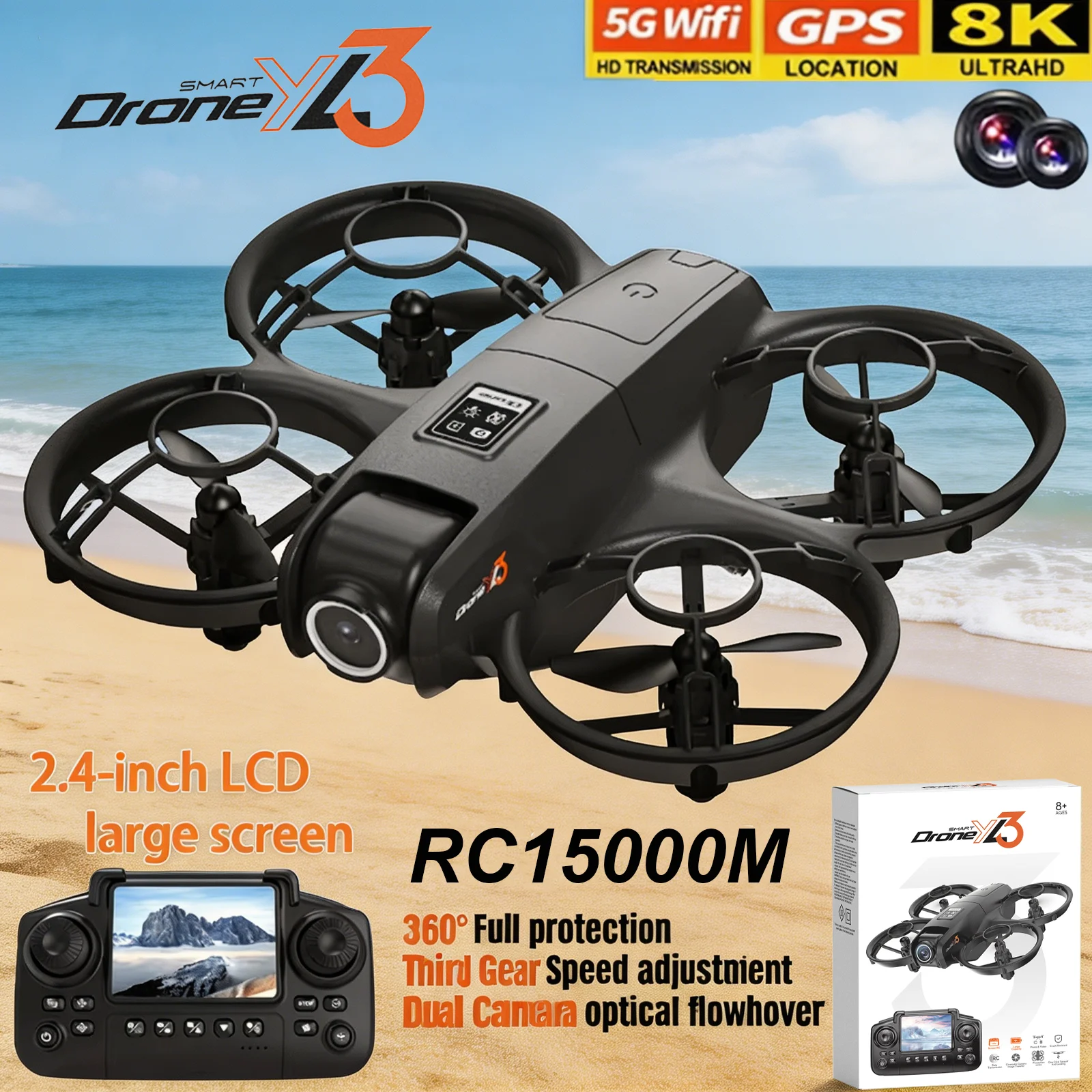 Drone Camera Wide Angle - Новый радиоуправляемый дрон YL3 с камерами