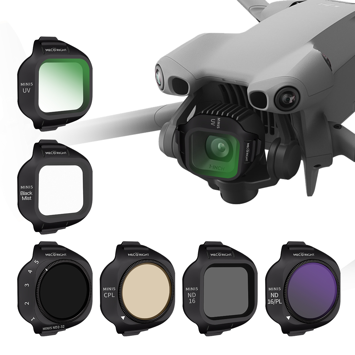 Drone Camera Filter - Комплект фильтров Mecoright для DJI Mini