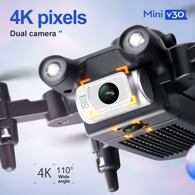 Мини V30 WiFi FPV Дрон с двойн – обзор и цена Drone Camera Night Vision