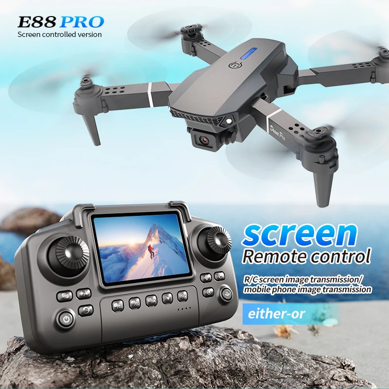 Профессиональный дрон E88 PRO  – обзор и цена Drone Camera Wide Angle