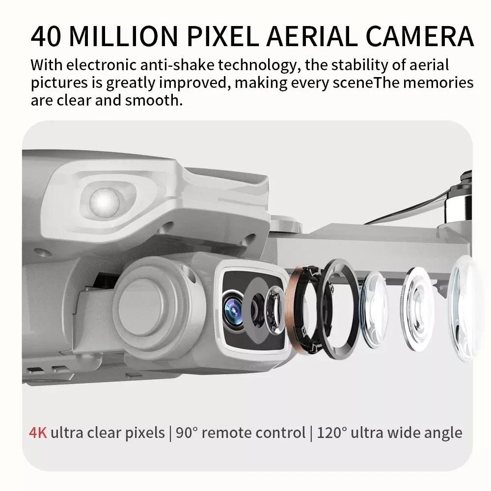 Квадрокоптер L900 Pro складной – обзор и цена Drone Camera Lens