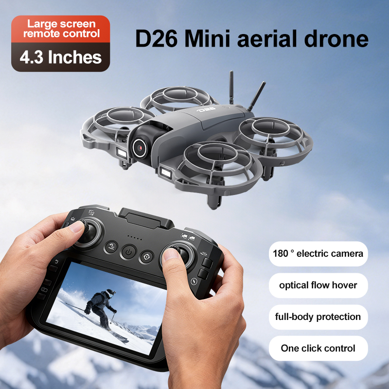 Дрон D26 4K Aerial HD 180 °    – обзор и цена Drone Camera With Gimbal