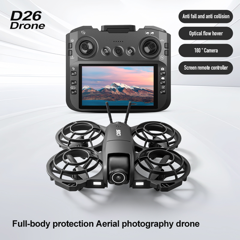 Дрон D26 4K Aerial HD 180 °    – обзор и цена Drone Camera With Gimbal