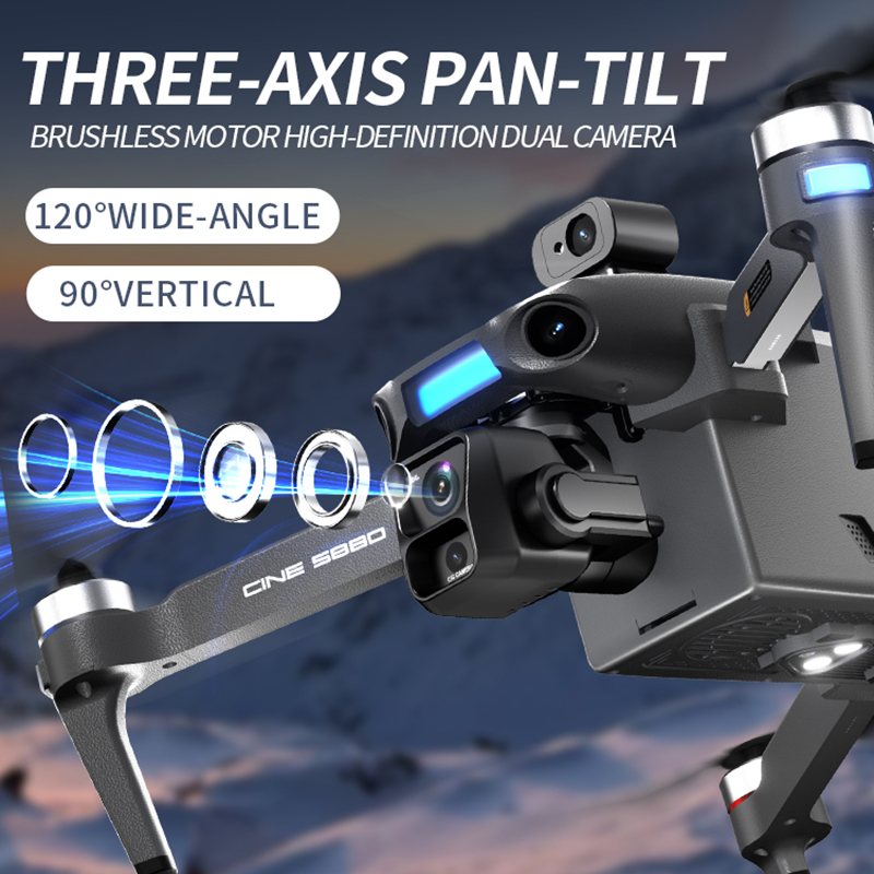 Новый дрон 2026 года с двумя 8 – обзор и цена Drone Camera With Gimbal