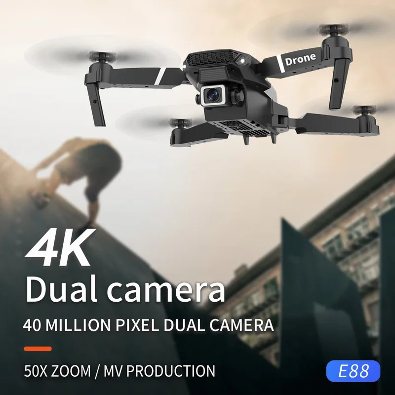 E88 ProИнтеллектуальный складн – обзор и цена Drone Camera Lens