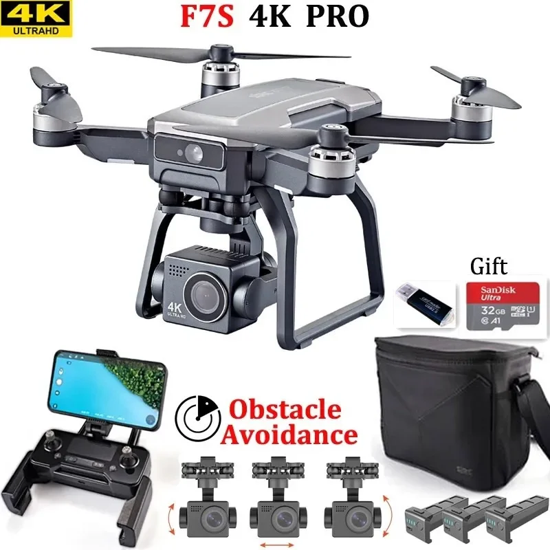 SJRC F7s 4K PRO Дрон 4K для пр – обзор и цена Drone Camera With Gimbal