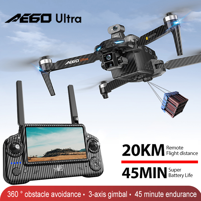 AE60 GPS Дрон Профессиональная – обзор и цена Drone Camera With Gimbal