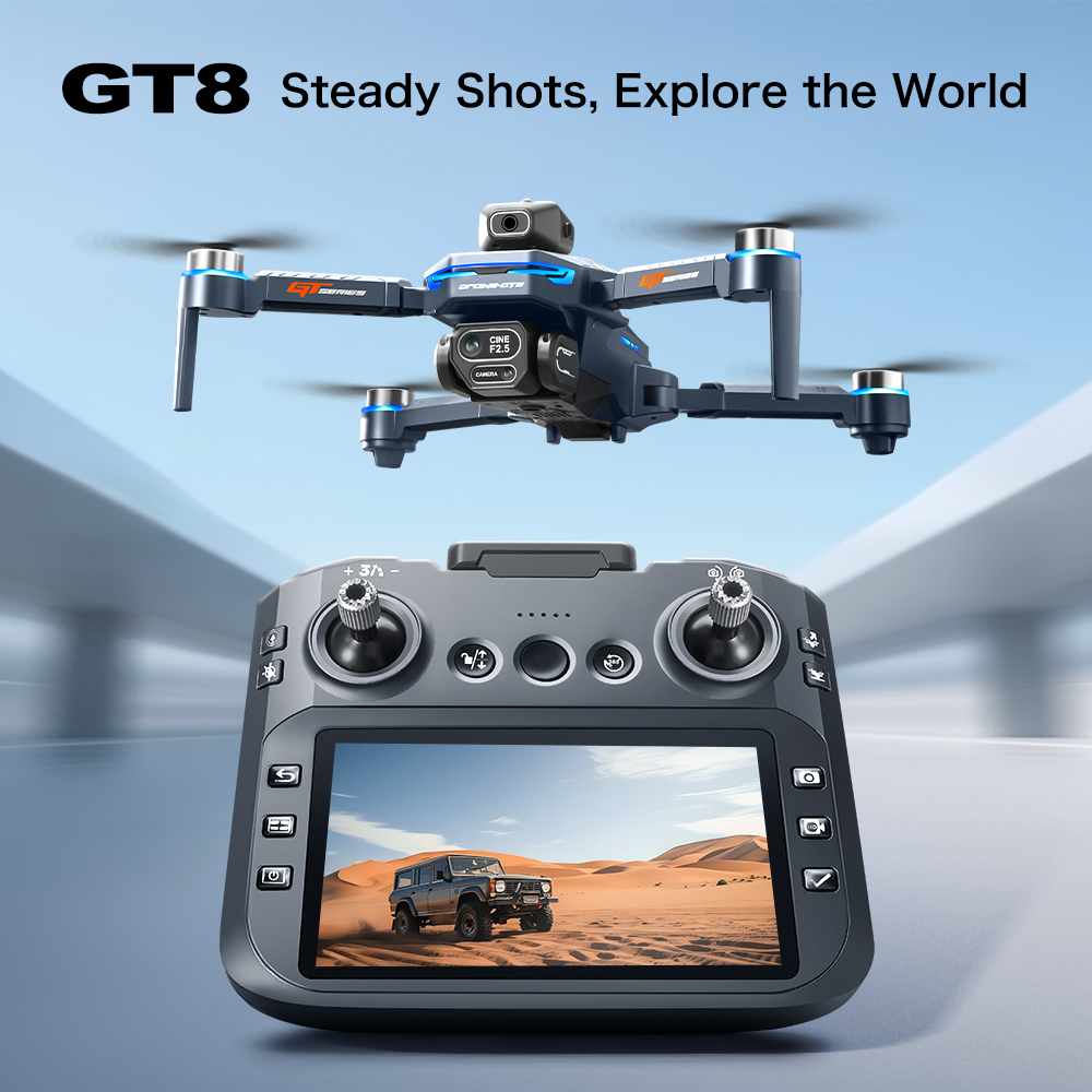 Воздушный дрон GT8 для предотв – обзор и цена Drone Camera Hd