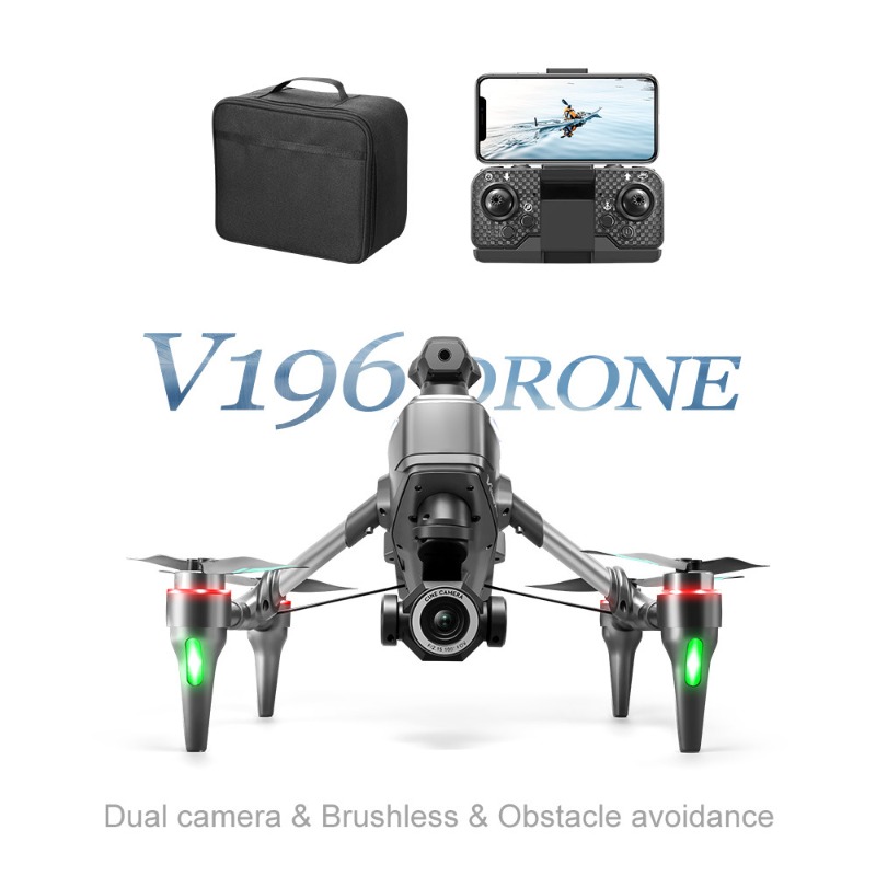 2025 V196 Автоматический дрон  – обзор и цена Drone Camera With Gimbal