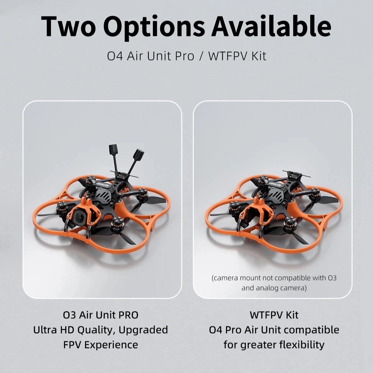 GEPRC Cinelog30 V3 FPV Квадрок – обзор и цена Drone Camera Mount